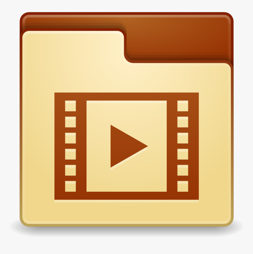 Places Folder Videos Icon - Symlink Icon, HD Png Download, Free Download