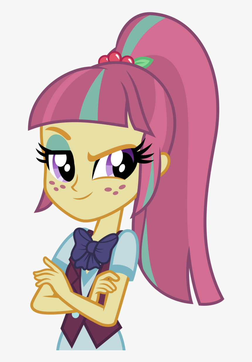 Clipart Girl Ponytail - Base Equestria Girls Sour Sweet, HD Png Download, Free Download