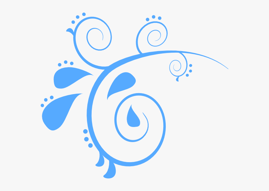 Blue Swirl Png - Blue Swirls Clipart, Transparent Png, Free Download