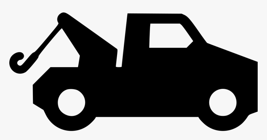 Tow Truck - Tow Truck Silhouette Png, Transparent Png, Free Download