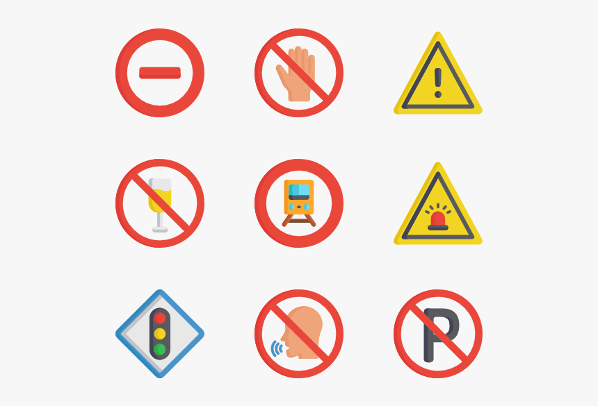 Stop Vector Png - Road Signs, Transparent Png, Free Download