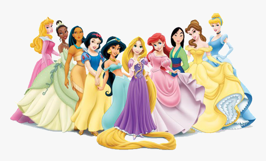 The Disney Princess One-word - Transparent Background Disney Princesses Png, Png Download, Free Download