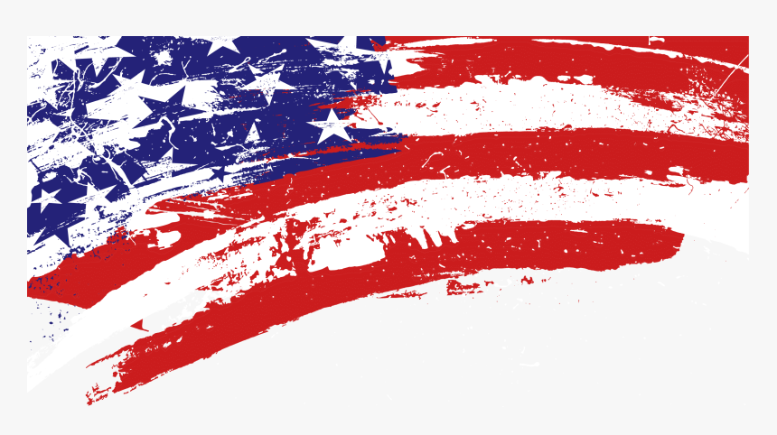 Waving Flag Transparent Stickpng - American Flag Background Png, Png Download, Free Download