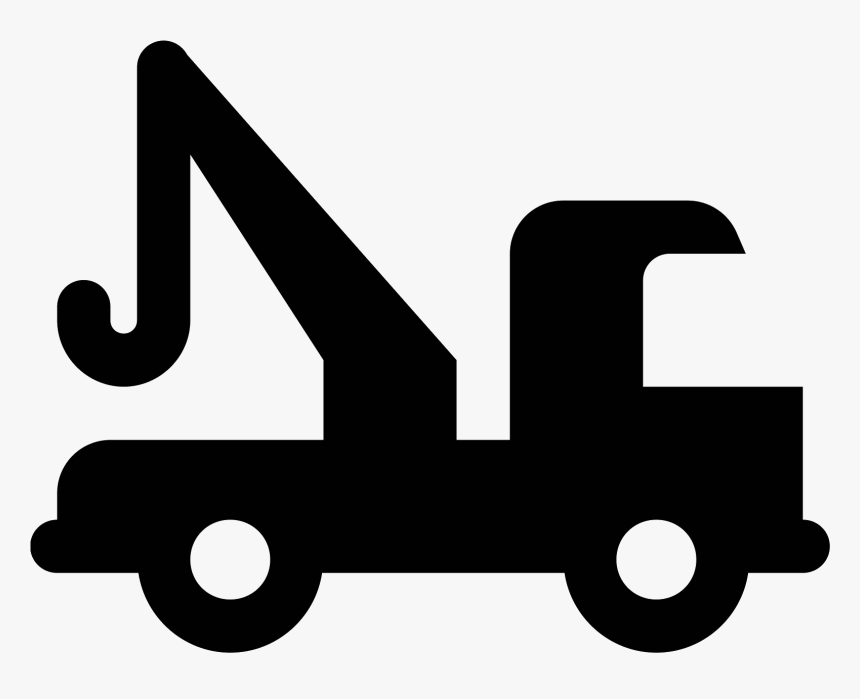 Car Campervans Computer Icons Hino Motors Tow Truck - Black And White Hino Truck, HD Png Download, Free Download