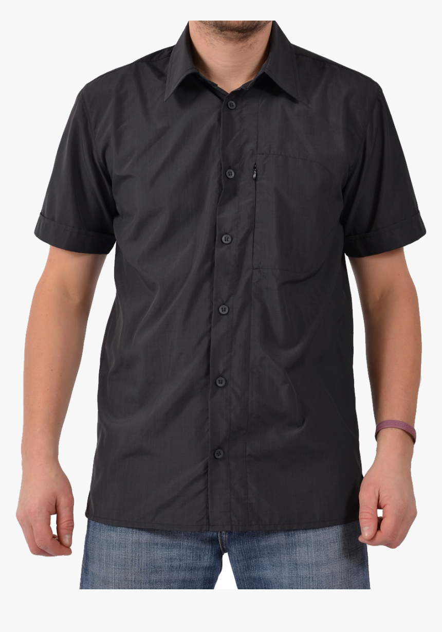 Black Dress Shirt Png Image - Black Shirt Short Png, Transparent Png, Free Download