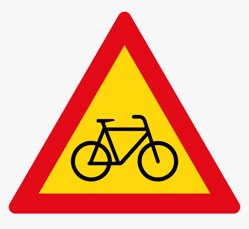 Winding Road Sign Png Download - Bike Symbol Png, Transparent Png, Free Download