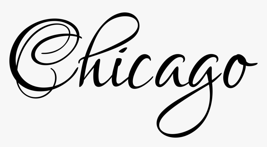 Transparent Chicago Word Clipart - Chicago Word Png, Png Download, Free Download