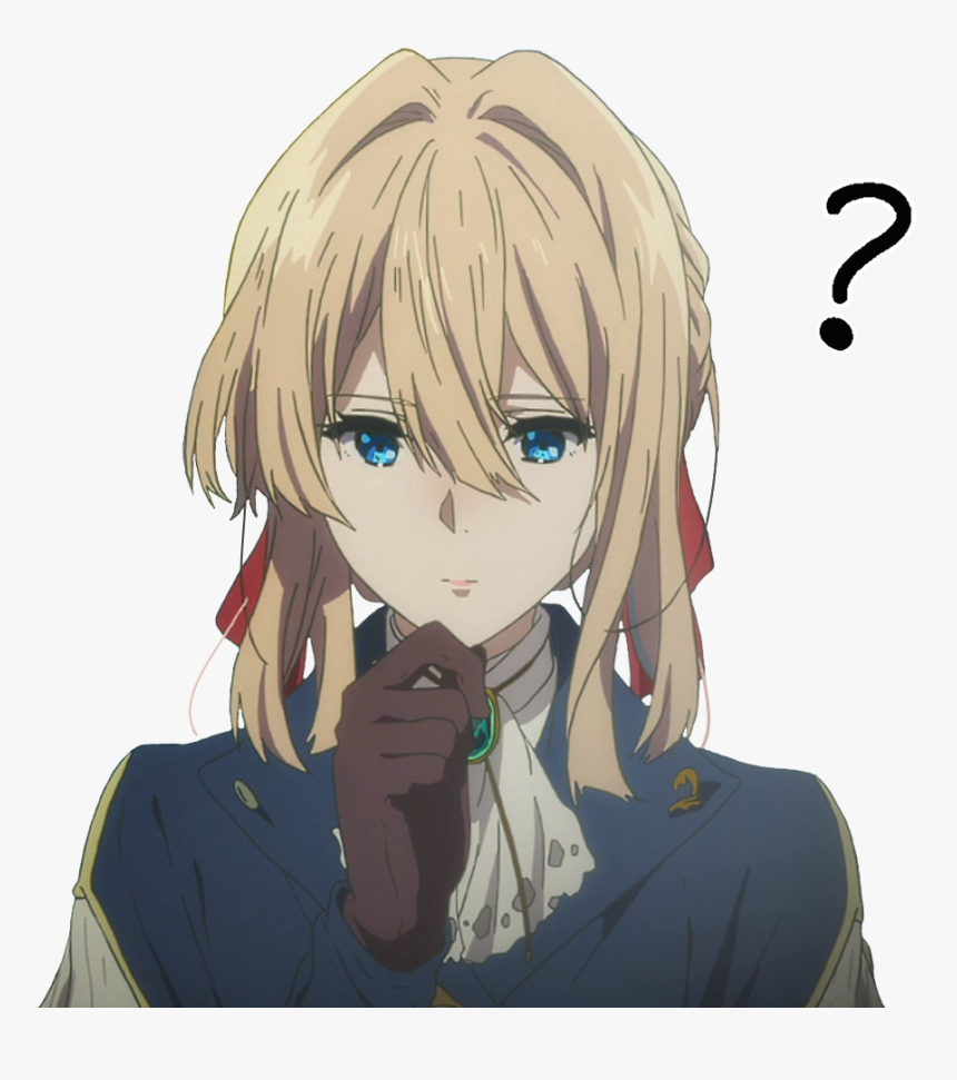 Anime Girl Confused Png, Transparent Png, Free Download