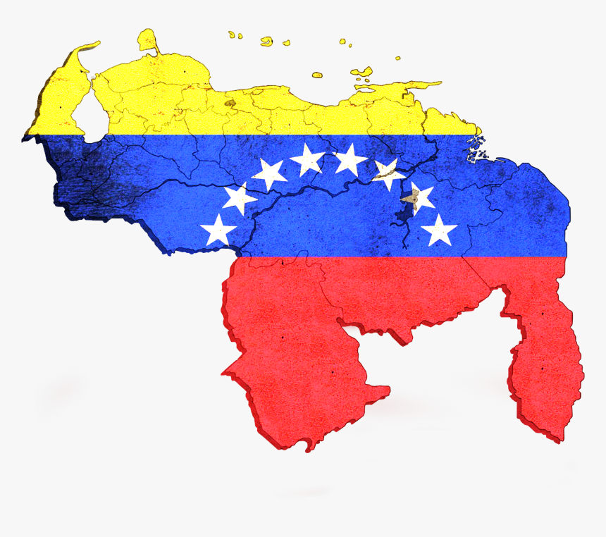 Bandera De Venezuela Png Layout - Mapa Venezuela Con Esequibo Vector, Transparent Png, Free Download