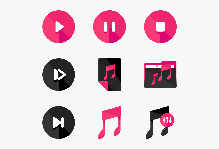 Multimedia - Player Audio Icons Png, Transparent Png, Free Download