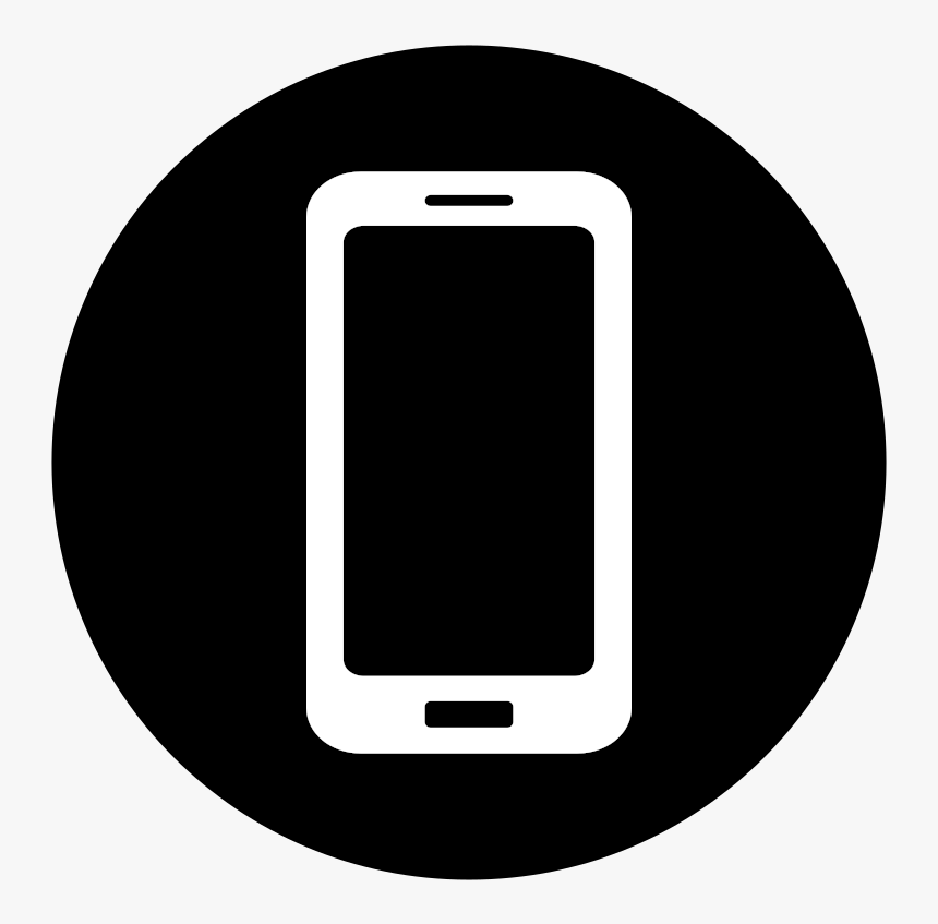 Mobile Phone Case,mobile Phone Accessories,gadget - Phone Black And White Icon, HD Png Download, Free Download