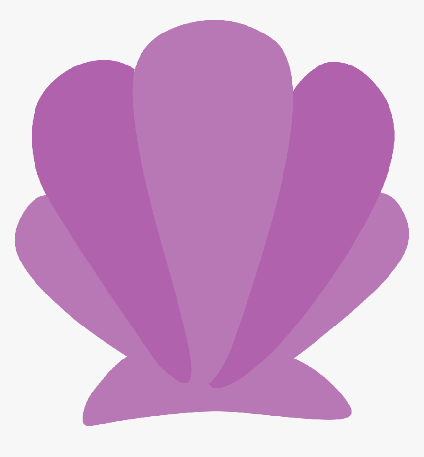 Transparent Shell Clip Art - Little Mermaid Shell Png, Png Download, Free Download