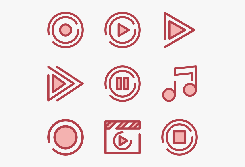 Media - Player Icons Png, Transparent Png, Free Download