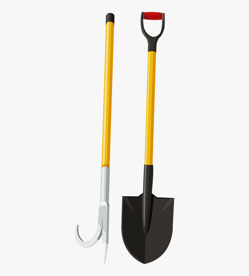 Shovel Pitchfork Tool Soil - Transparent Shovel Vector, HD Png Download, Free Download