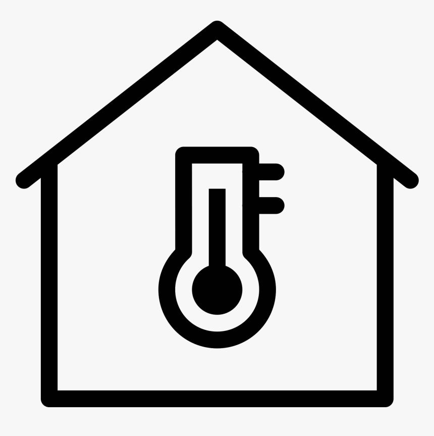 Home Icons Temperature - Home Temperature Icon, HD Png Download, Free Download