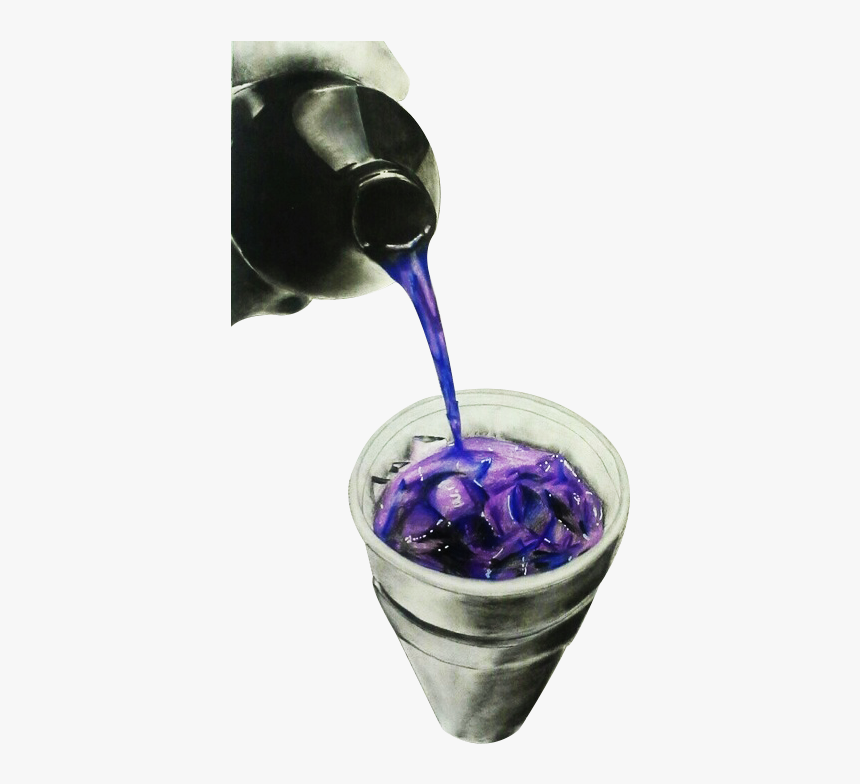 Codeine Sprite Drank Transparent Lean Codeine Cups - Purple Lean Transparent, HD Png Download, Free Download