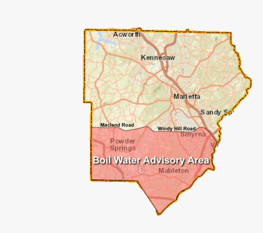 Map"
 Class="img Responsive Owl First Image Owl Lazy"
 - Cobb County Boil Water Advisory, HD Png Download, Free Download