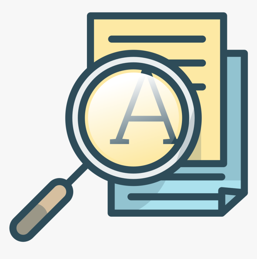 Document Search Icon - Magnifying Glass Icon Document, HD Png Download, Free Download