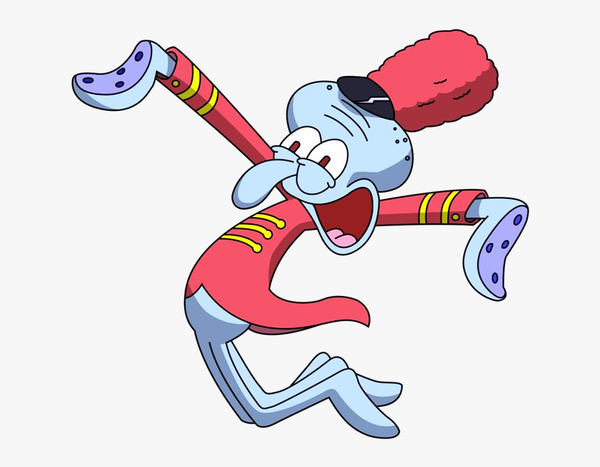 Squidward Tentacles Looking Excited-wa226 - Squidward Png, Transparent Png, Free Download