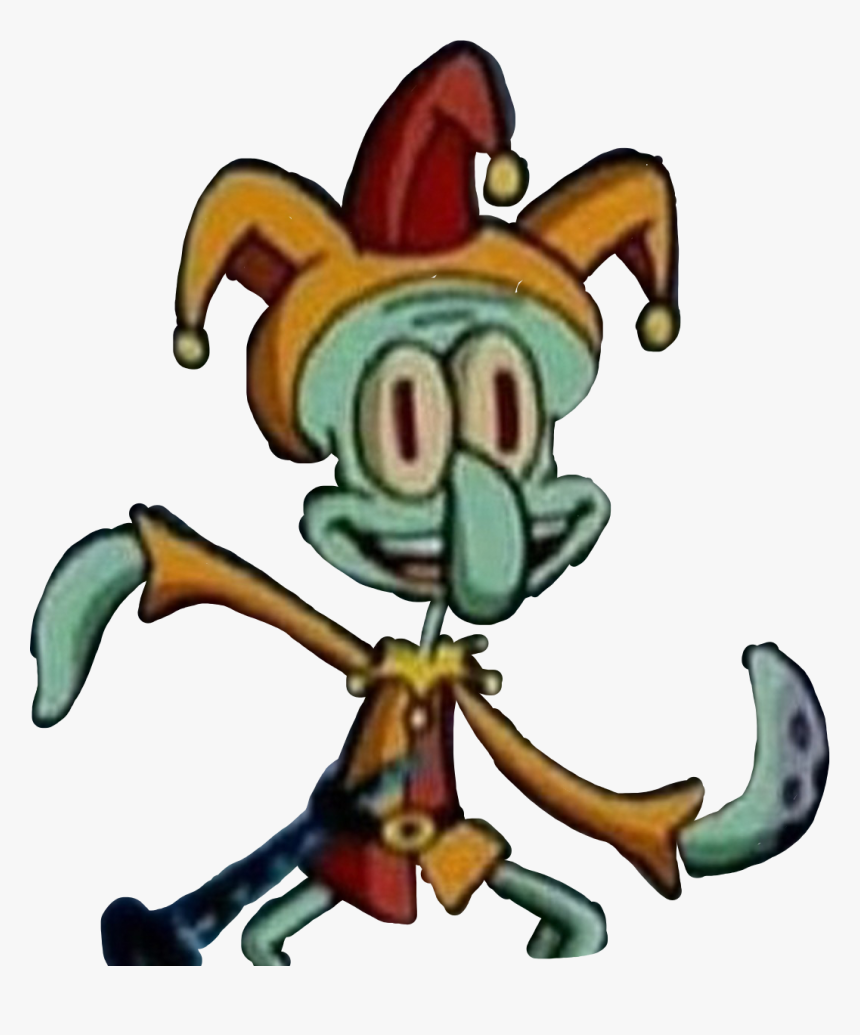 Spongebob Squidward Transparent Spongebob Squidward - Squidward Jester, HD Png Download, Free Download