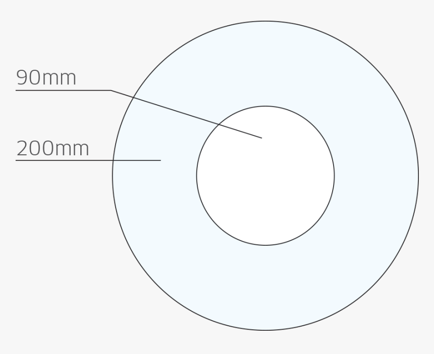 Stallion Chrome Mc7 Bezel Spot Range 90mm-200mm - Circle, HD Png Download, Free Download