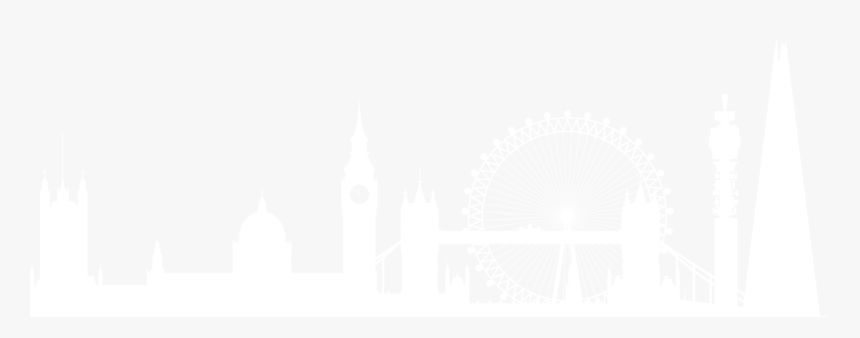 London Skyline White Png, Transparent Png, Free Download