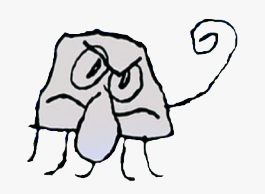 Collection Of Free Dab Drawing Squidward Download On - Doodle Spongebob, HD Png Download, Free Download