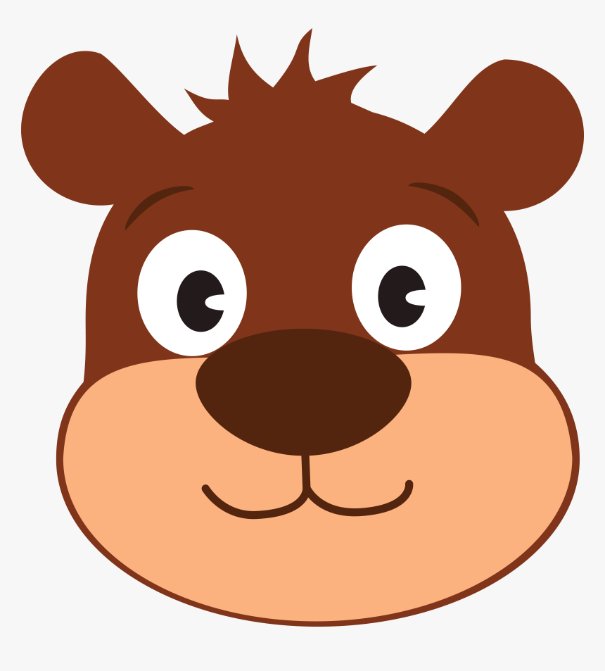 Faces Clipart Cousin - Cute Bear Face Clipart, HD Png Download, Free Download