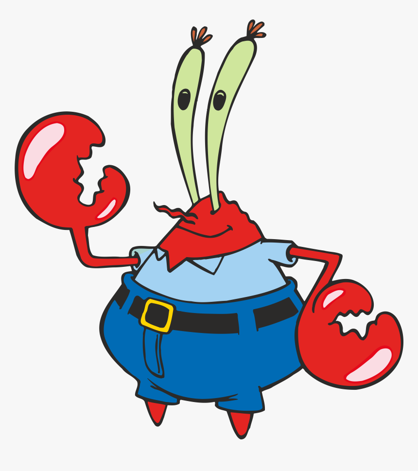 Squidward Clipart For Free Download - Spongebob Mr Krabs, HD Png Download, Free Download