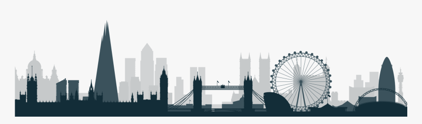 Skyline Silhouette London , Png Download - London City Skyline Png, Transparent Png, Free Download