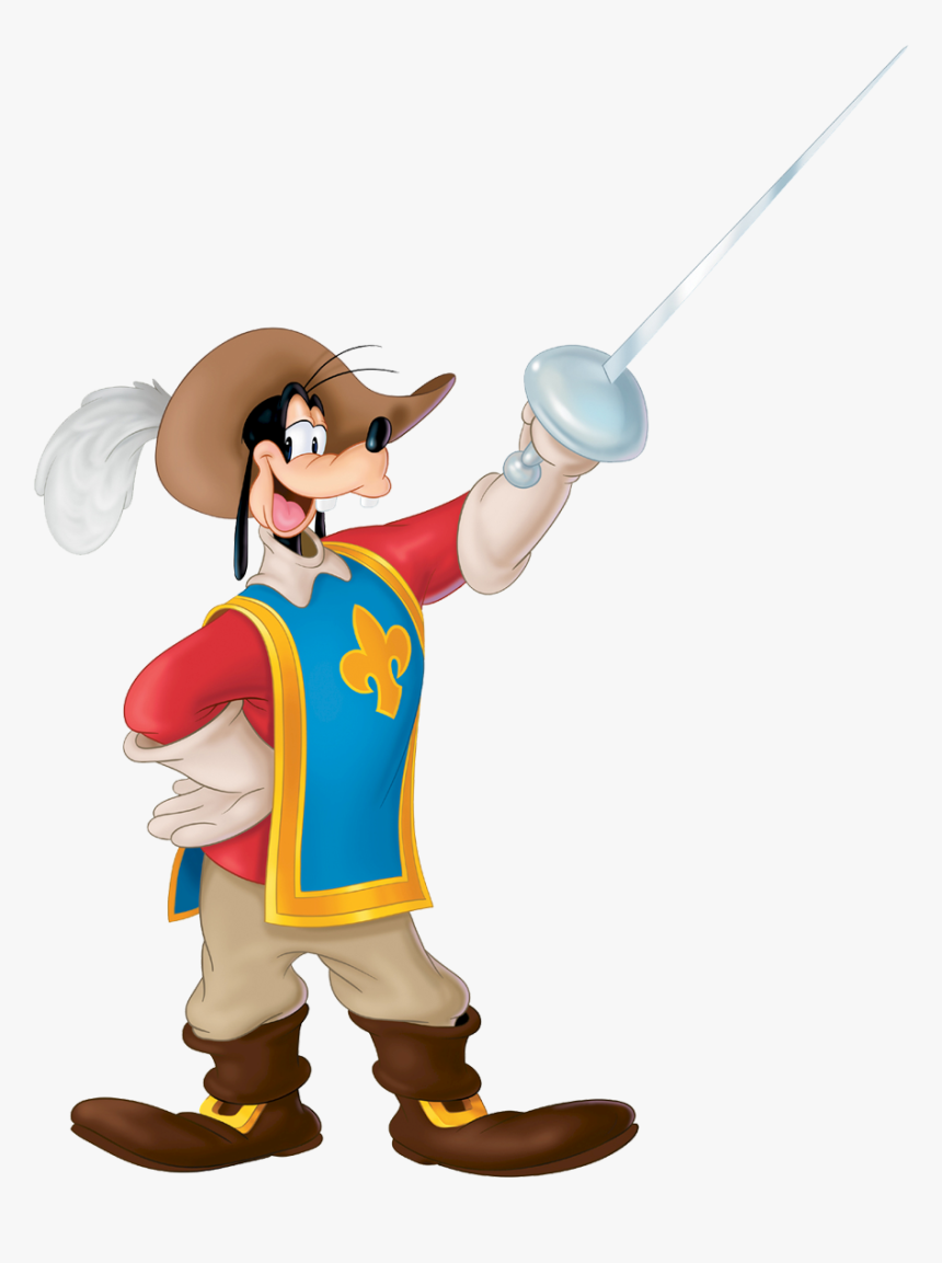 Goofy Hat Png - Mickey Donald Dingo Les Trois Mousquetaires Dessin, Transparent Png, Free Download