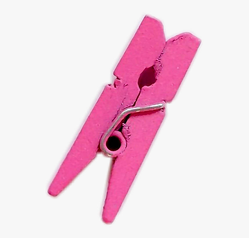 Transparent Clothespins Clipart - Pink Clothes Pin Clip Art, HD Png Download, Free Download
