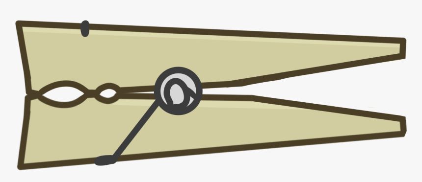 Clip Art Clothespin Png - Wood, Transparent Png, Free Download