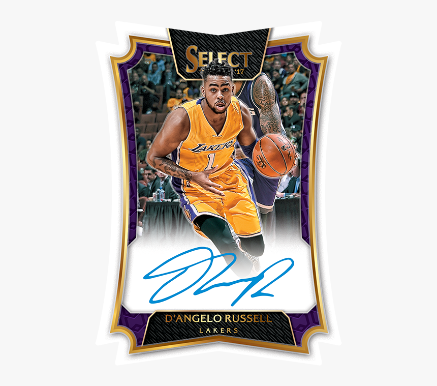 D"angelo Russell Die-cut Signature - D Angelo Russell Card, HD Png Download, Free Download