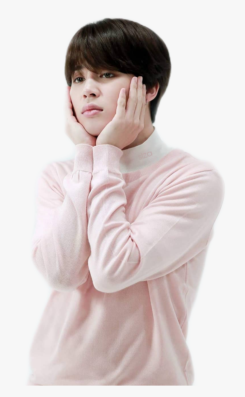 Jimin Aesthetic Pink Soft Transparent Jiminie Parkjimin - Jimin Transparent Park Jimin Png, Png Download, Free Download