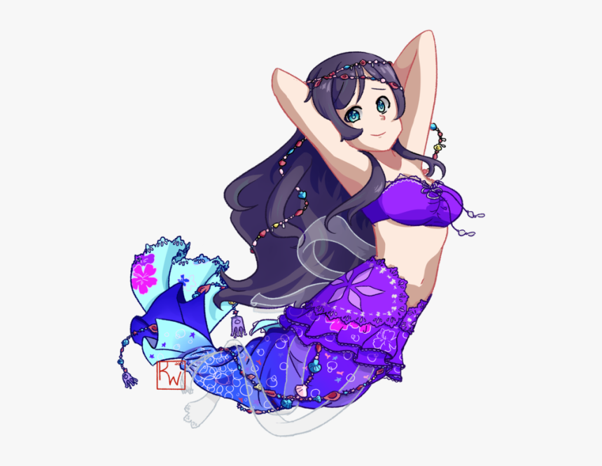 Transparent Mermaid Png Tumblr - Love Live Mermaid Png Nozomi, Png Download, Free Download