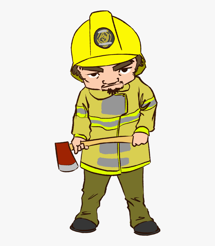Fireman To Use Download Png Clipart - Fireman Sad Clipart, Transparent Png, Free Download