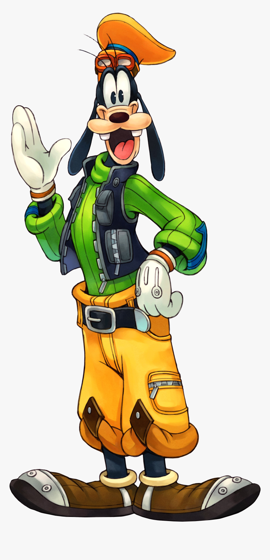 Kingdom Hearts Goofy Artwork, HD Png Download, Free Download