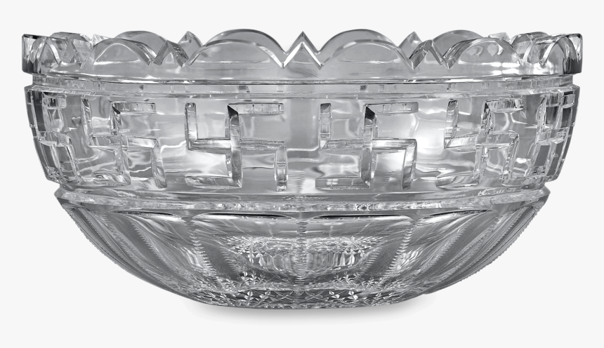 Fry Cut Glass Indian Symbol Bowl - Storage Basket, HD Png Download, Free Download