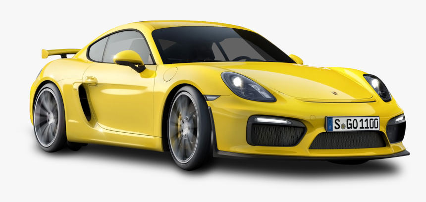 Porsche Cayman Gt4 Yellow, HD Png Download, Free Download