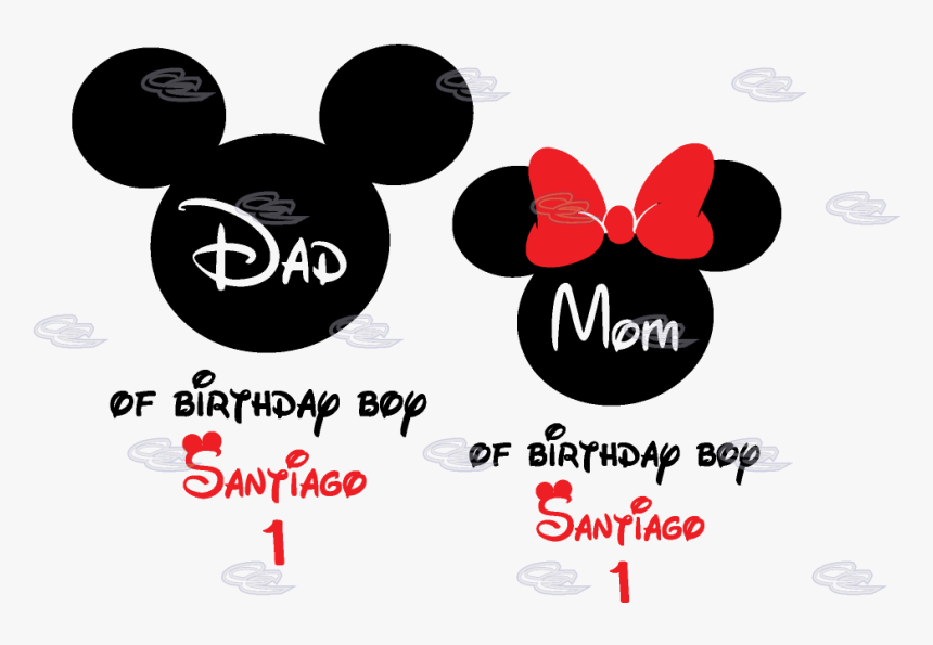 Love Logo Minnie Mouse Mickey Mouse Valentine"s Day - Mum Of The Birthday Girl, HD Png Download, Free Download