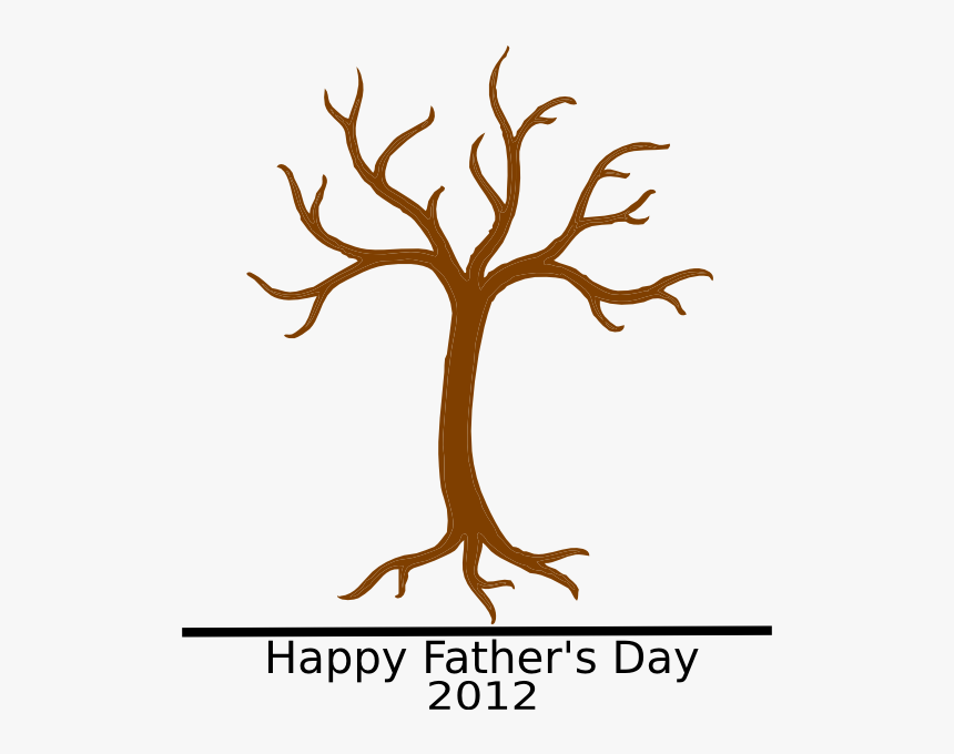 Tree Branches Clipart , Png Download - Simple Tree Silhouette, Transparent Png, Free Download