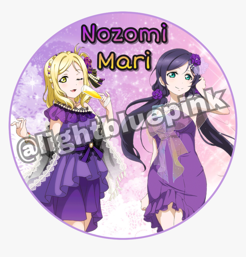 Nozomi Tojo Nozomitojo Mari Ohara Mariohara Wedding - Cartoon, HD Png Download, Free Download