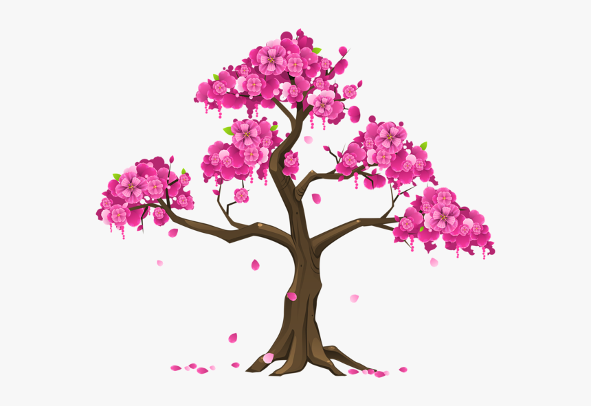 Tree Branch Png Clipart - Cherry Blossom Tree Clipart, Transparent Png, Free Download