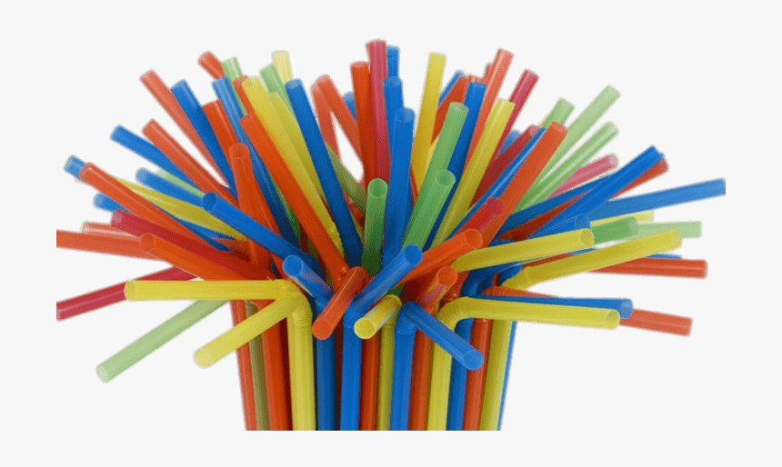 Bunch Of Coloured Straws - Plastic Straws, HD Png Download, Free Download