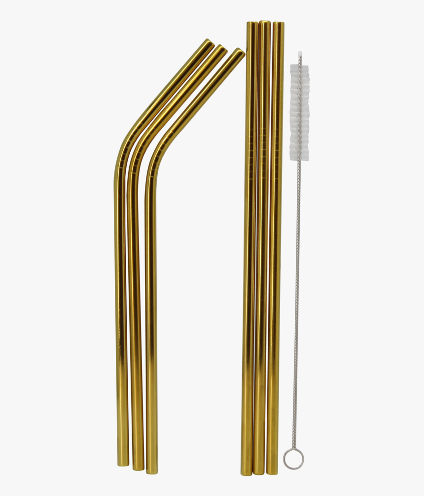 Gold Metal Straws, HD Png Download, Free Download