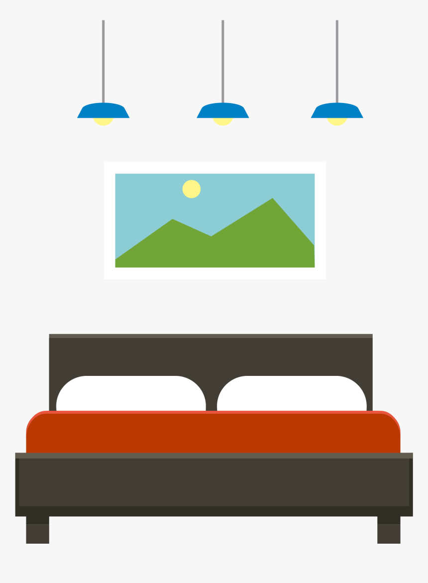 ห้อง นอน เวก เตอร์ - Bedroom Vector Png, Transparent Png, Free Download