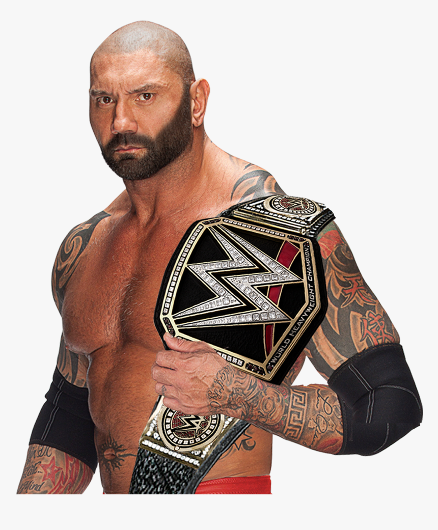 Batista Wwe World Heavyweight Championship By Islam - Batista With Wwe Belt, HD Png Download, Free Download