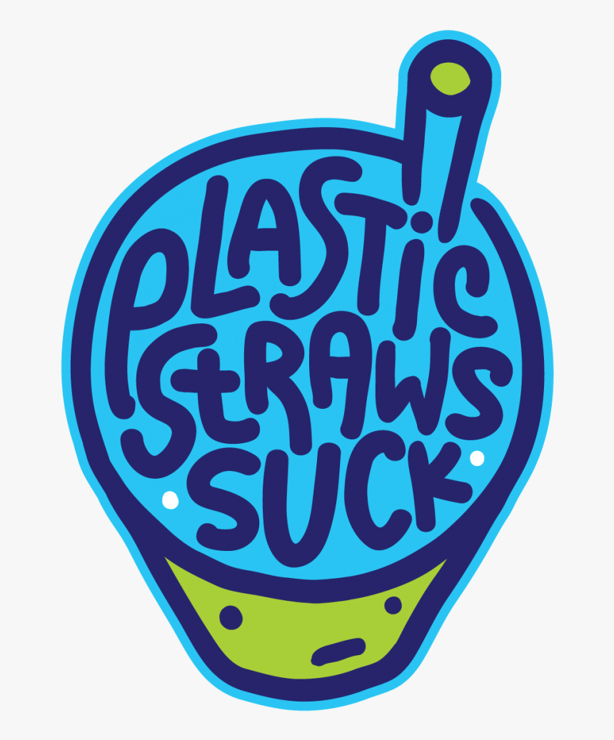 No Plastic Straw Png, Transparent Png, Free Download