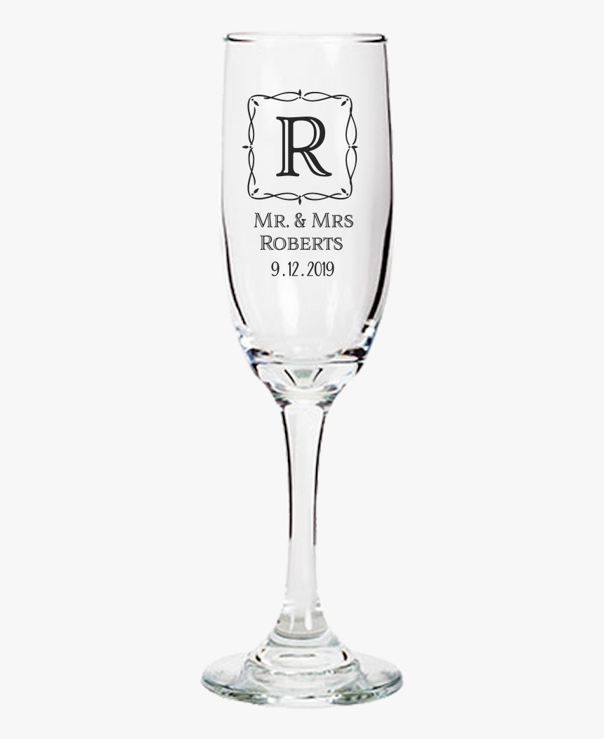 Champagne Flute Laser Etched No Colored Art - Dollar Tree Champagne Flutes, HD Png Download, Free Download